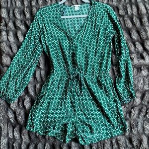 Green H&M romper